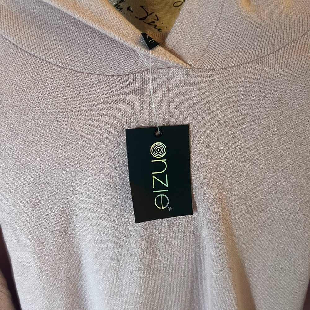 🆕 ONZIE Baby Pink M/L Crop Hoodie - Picture 4 of 17